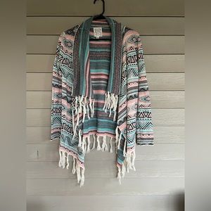 Billabong Tribal Print Cardigan M